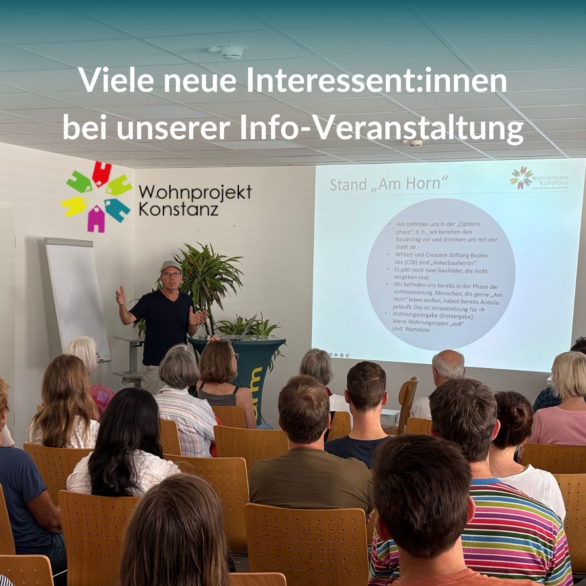 Viele neue Interessent:innen bei unserer Info-Veranstaltung (Bild Wohnprojekt Konstanz)