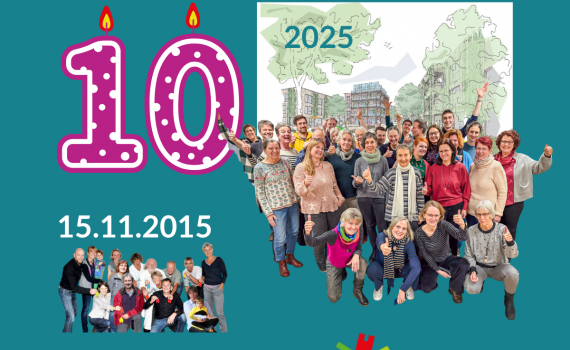 10 Jahre Wohnprojekt Konstanz 2015-2025 / Bildquelle: Wohnprojekt Konstanz und EMP Architekten