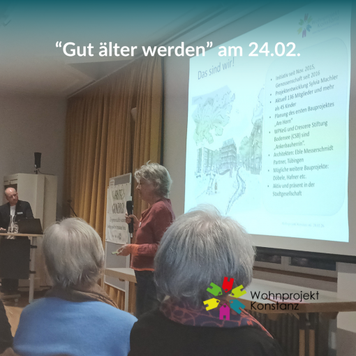Veranstaltung "Gut älter werden" am 24. Februar 2026 // Wohnprojekt Konstanz eG
